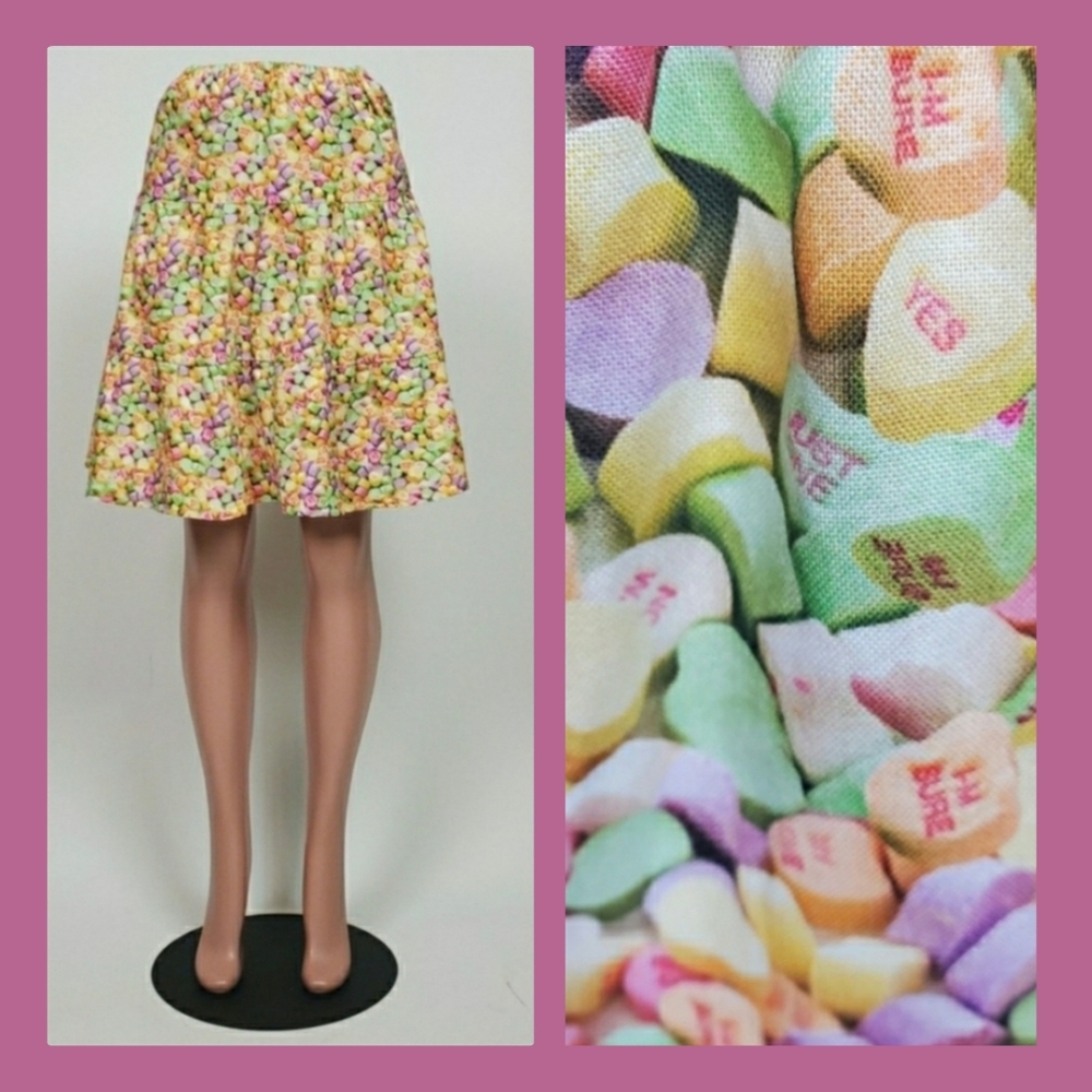 SOLD Sweethearts candy skirt - Picture 1 of 7
